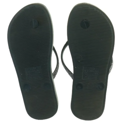 Sorte flip-flops med glitter fra Ipanema (str. 31)