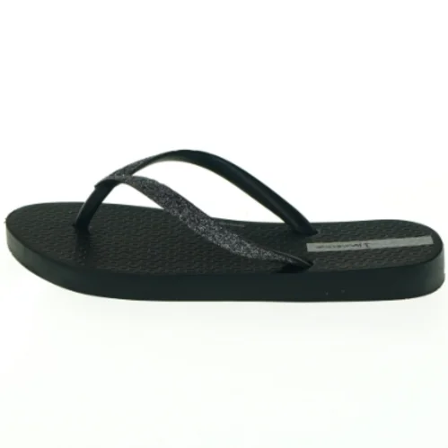 Sorte flip-flops med glitter fra Ipanema (str. 31)
