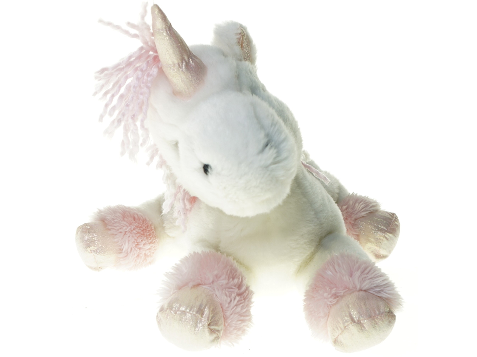 Enhjørning bamse fra Top Toy (str. 25 x 10 cm)