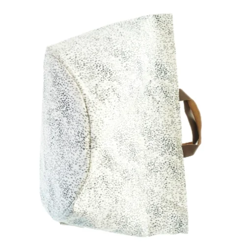 Elodie Details stof kurv med læderhanke (str. Ø. 47 cm. h. 45 cm)