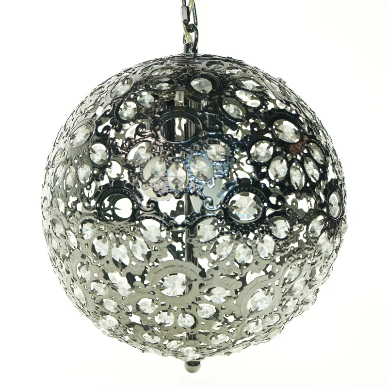 Krystal loftlampe (str. Ø. 30 cm)