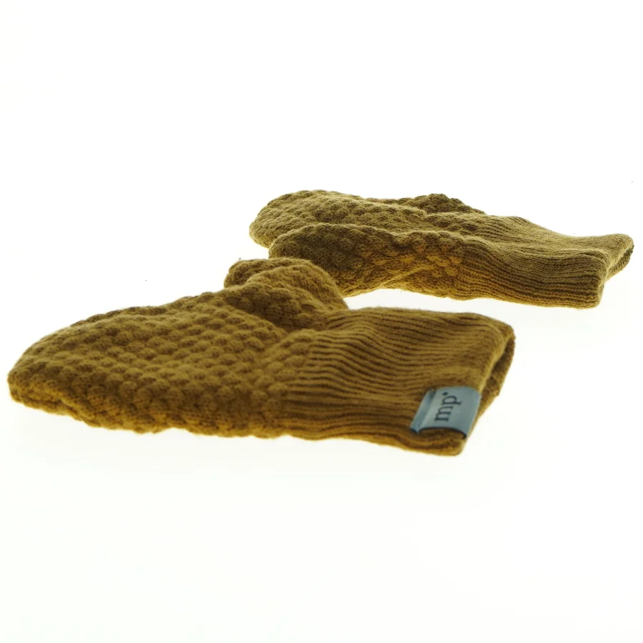 Strikkede vanter fra mp (str. 15 x 9 cm)