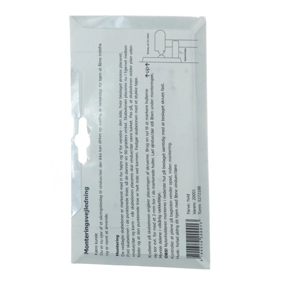 Universel sikkerhedsboks til vindue og dør (str. Ikke angivet)