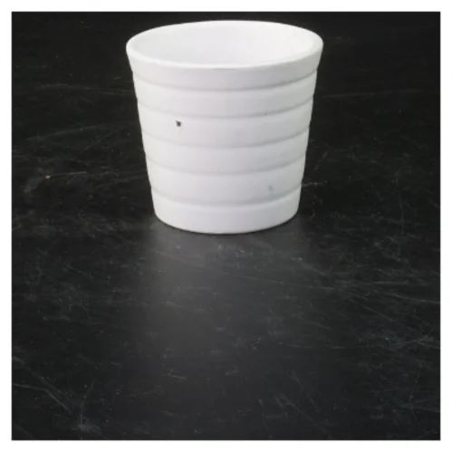 Lille hvid vase (str. 6x7 cm)