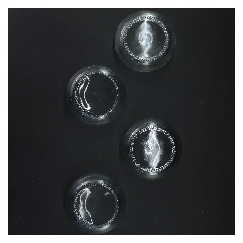 Små glas skåle (str. Ø 8,5x5 cm)