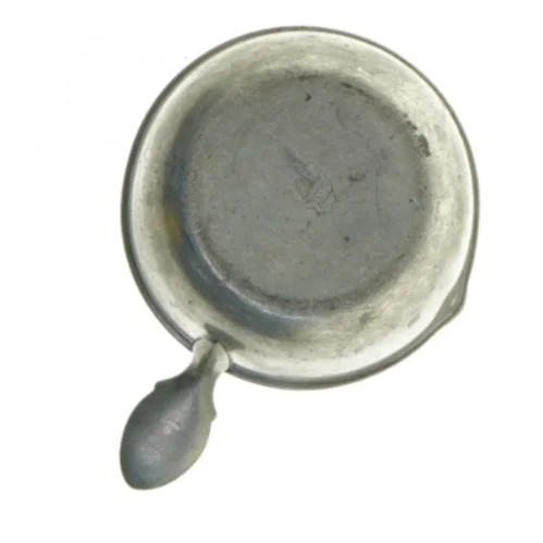 Lille tin skål med tud fra Just (str. Ø 9 cm)