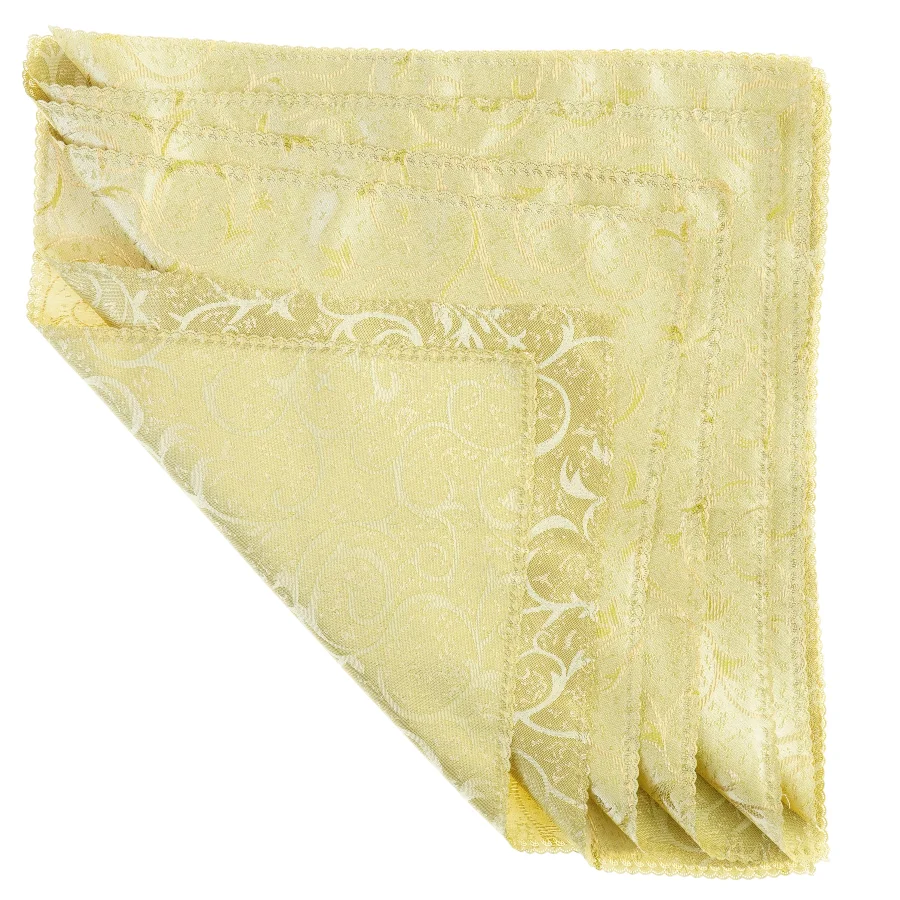 Broderet servietter (str. Cirka 47 x 47 cm)
