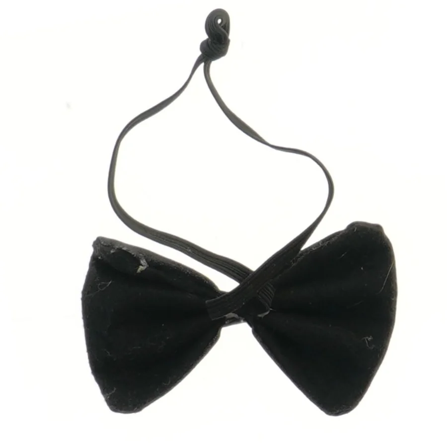 Sort butterfly med elastik (str. 12 cm)