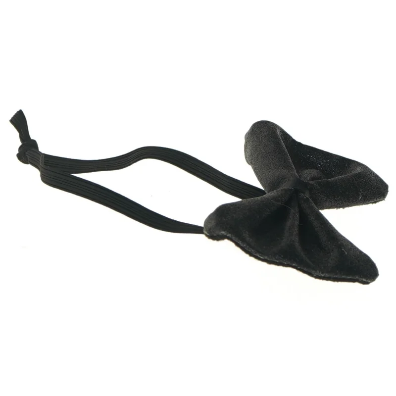 Sort butterfly med elastik (str. 12 cm)