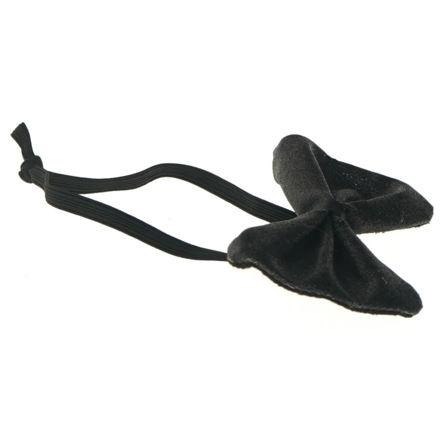 Sort butterfly med elastik (str. 12 cm)