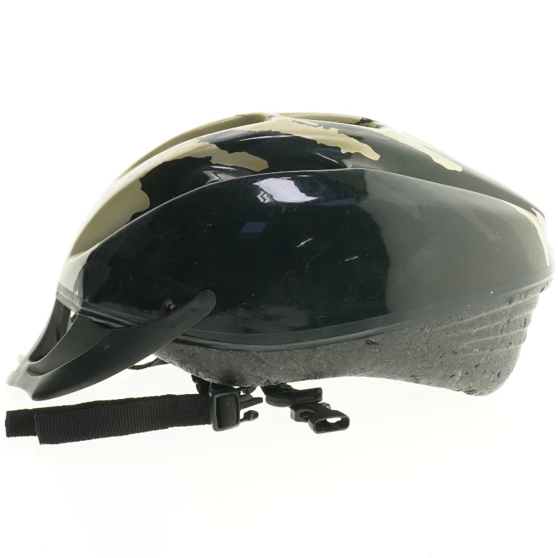 Cykelhjelm i camouflagefarve (str. 29 cm)