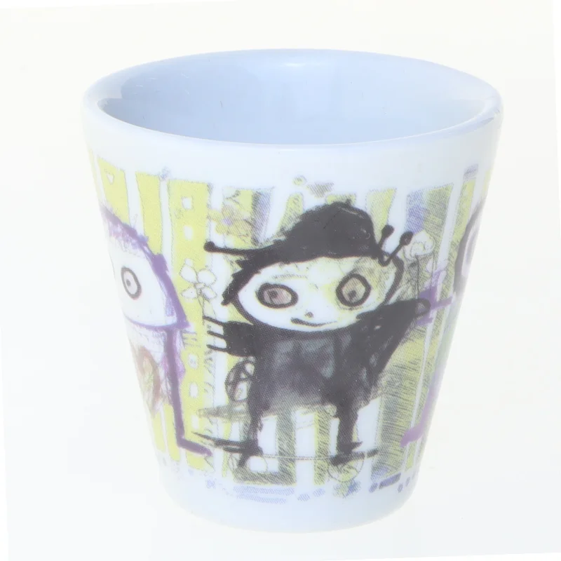 Dekorativt krus med grafik fra Poul Pava (str. Ø 5 cm længde 5 cm)