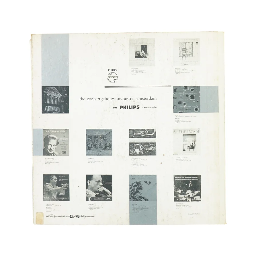 Schubert, Symphony no 6 + symphony no 8 fra Philips (str. 30 cm)