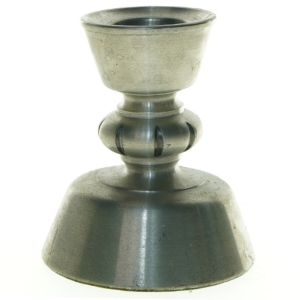 Lysestage i tin (str. 15 x 12 cm)