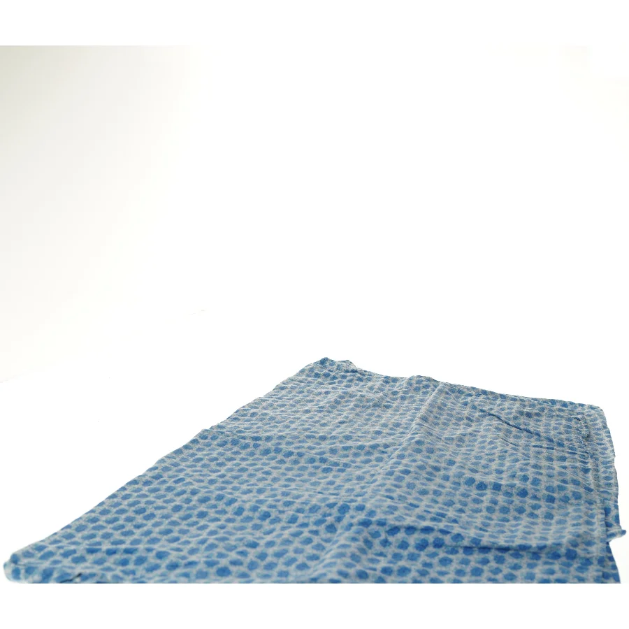 Blå tekstildug med mønster (str. 75x200 cm)