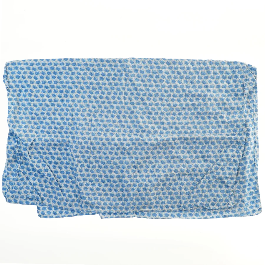 Blå tekstildug med mønster (str. 75x200 cm)