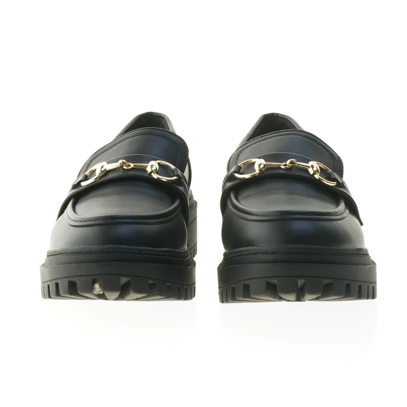 Dame loafers med gulddetaljer fra Body Flirt (str. 39 )