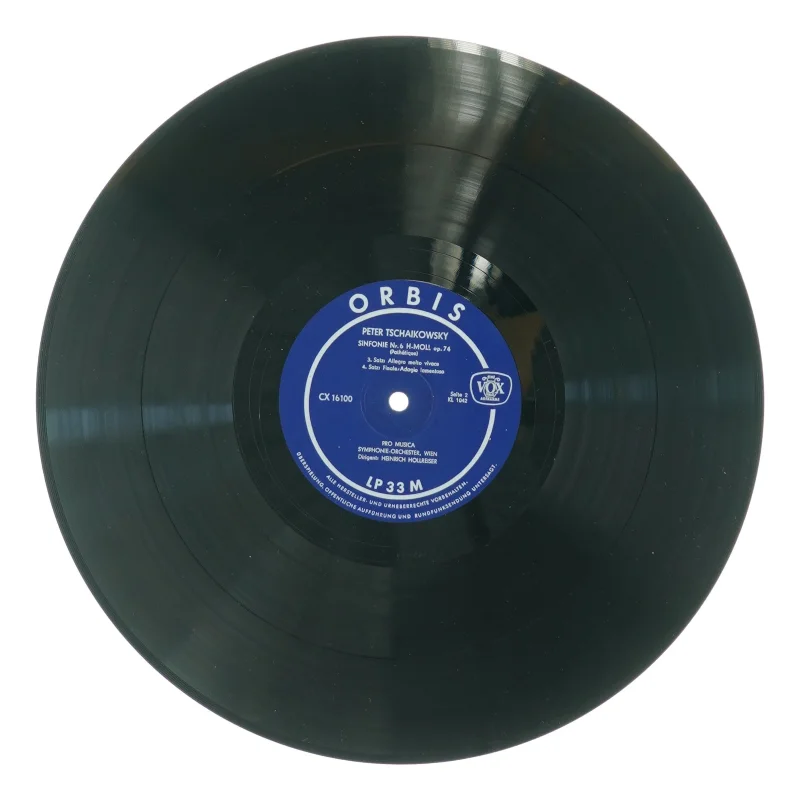 Tschaikowsky, Fonaklubben fra Orbis (str. 30 cm)