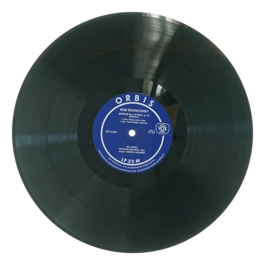 Tschaikowsky, Fonaklubben fra Orbis (str. 30 cm)