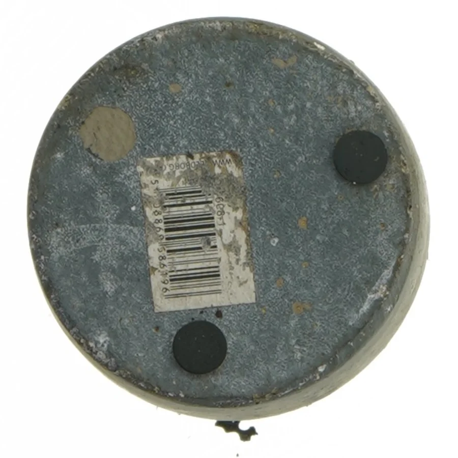 Lille grå vase (str. Ø. 8 cm. længde. 7 cm)