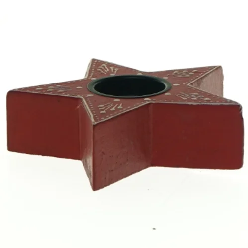 Stjernformet lysestage (str. 11 x 11 cm)