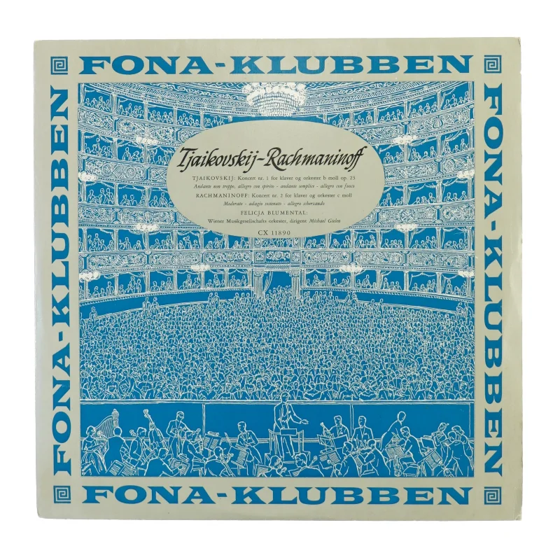 Tjaikovskij Rachmaninoff fra Orbis (str. 30 cm)