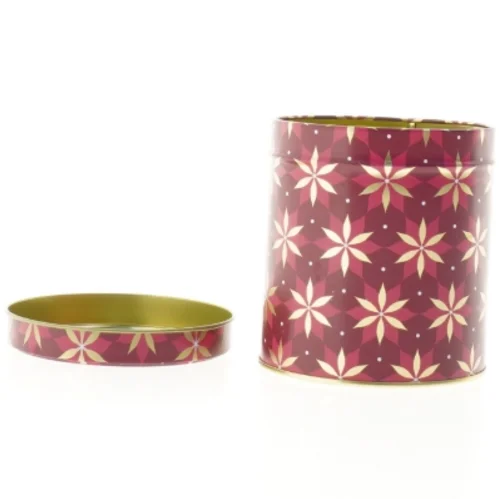 Kagedåse med stjernemønster fra Tiger (str. 11 x 10 cm)