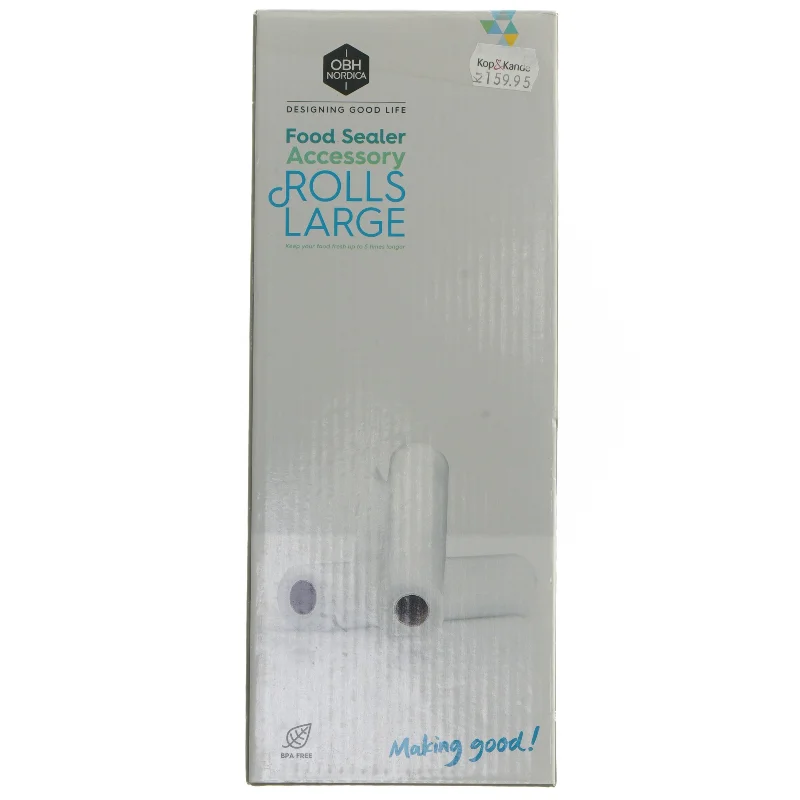 Store vakuumposer til mad fra OBH Nordica (str. 28 cm)