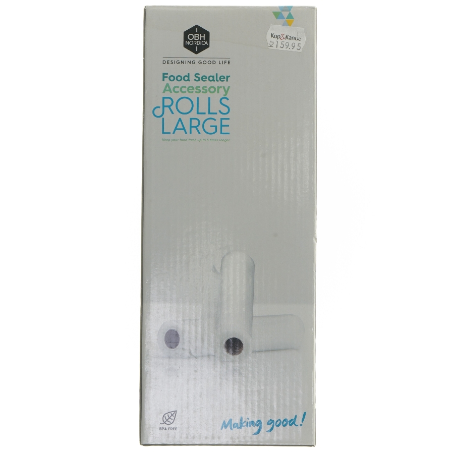 Store vakuumposer til mad fra OBH Nordica (str. 28 cm)