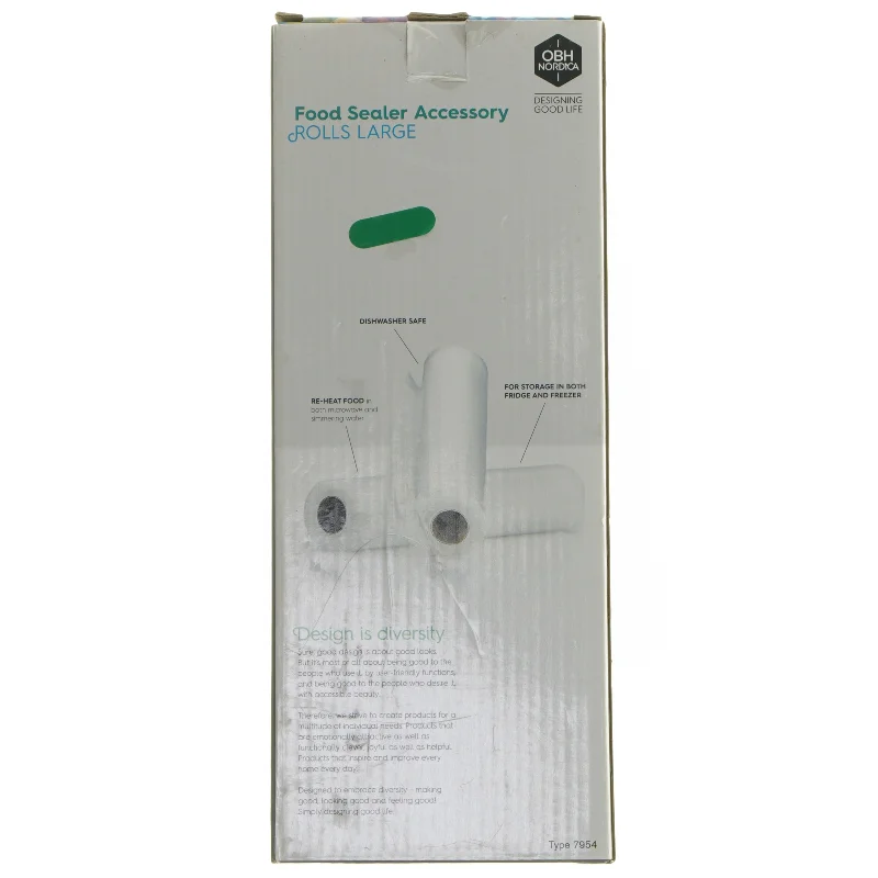 Store vakuumposer til mad fra OBH Nordica (str. 28 cm)