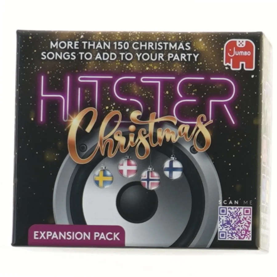 Hitster Christmas udvidelsespakke fra Jumbo (str. 12x10,5x7,5 cm)