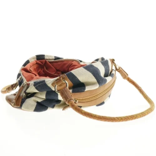 Stribet skuldertaske (str. 38 x 28 cm)