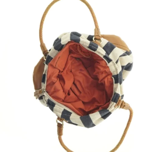 Stribet skuldertaske (str. 38 x 28 cm)