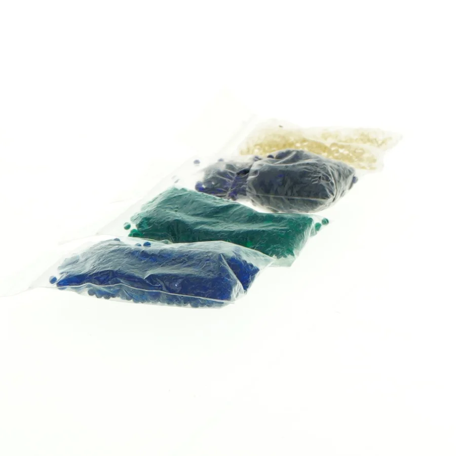 Perle sæt i forskellige farver (str. Pose 5 x, 3 cm)
