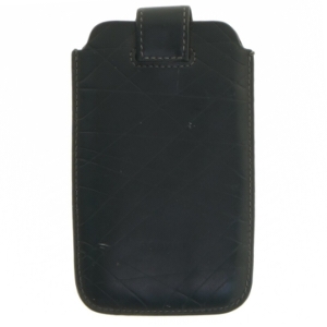 Sort læder etui fra Belkin (str. 11,5 cm x 7 cm)