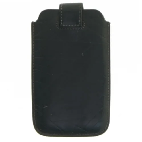 Sort læder etui fra Belkin (str. 11,5 cm x 7 cm)