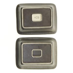 Ildfaste fade fra Höganäs (str. 24 x 18,5 x 5 cm)