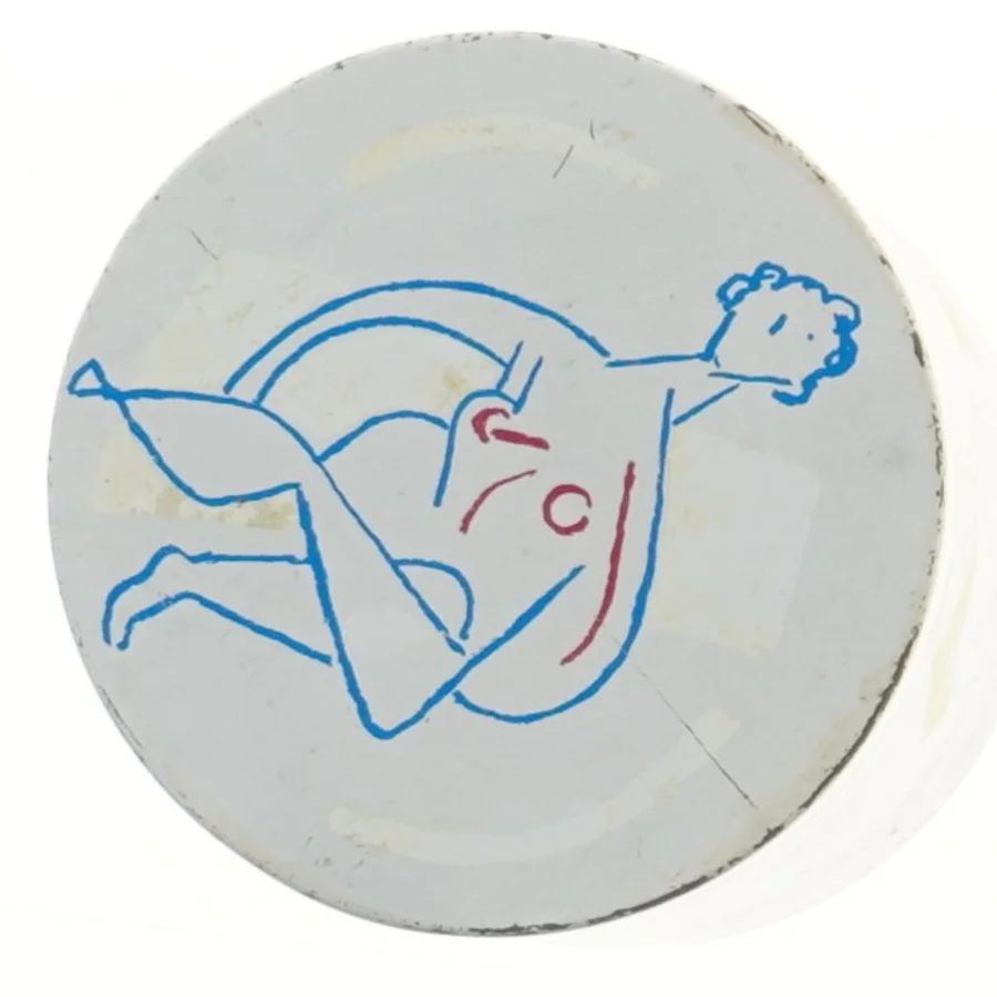 Dekorativ metaldåse (str. 15x11,5 cm)