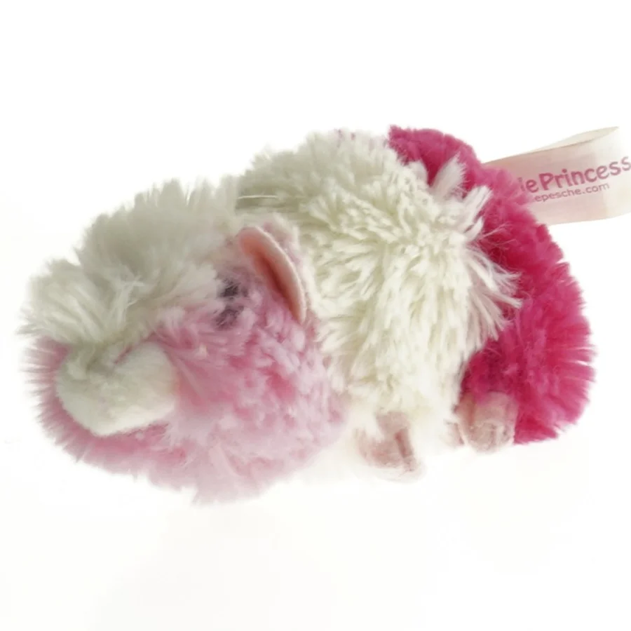 Blød plys bamse fra Princess (str. 13 x 7 cm)