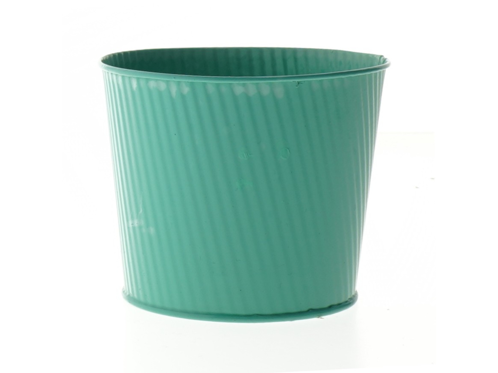 Grøn urtepotteskjuler (str. Ø. 10 cm længde. 8,5 cm)