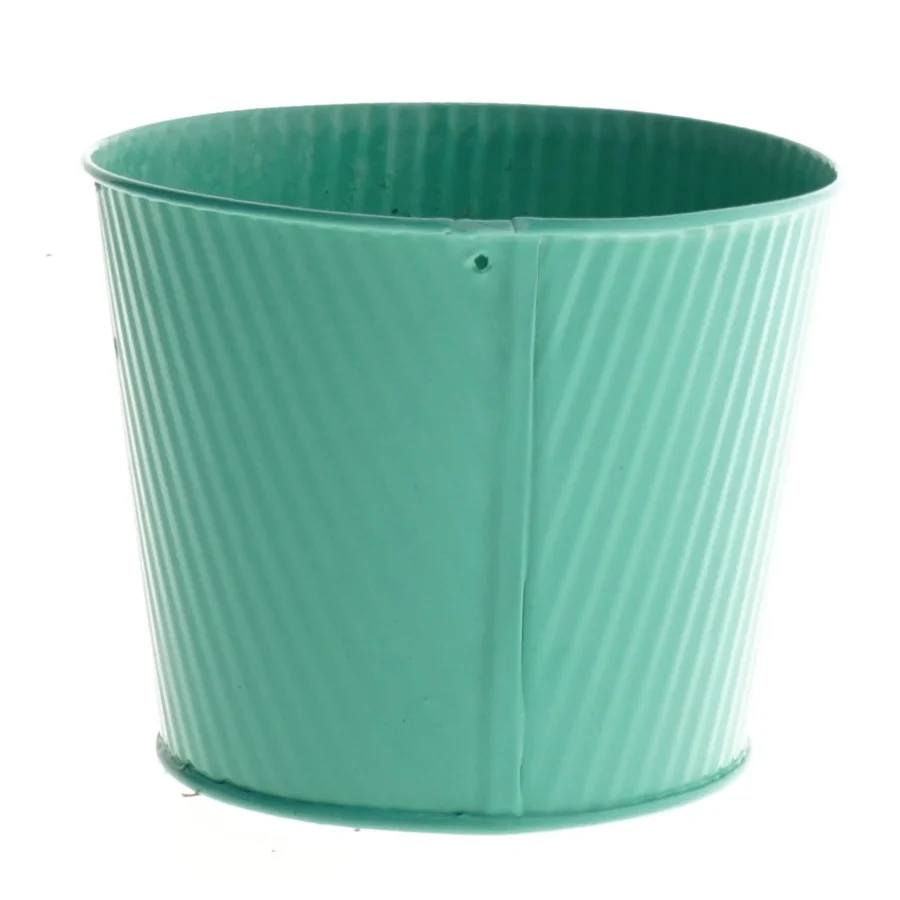 Grøn urtepotteskjuler (str. Ø. 10 cm længde. 8,5 cm)