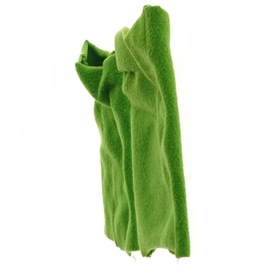 Grønne fleece benvarmere (str. 16 x 10 cm)