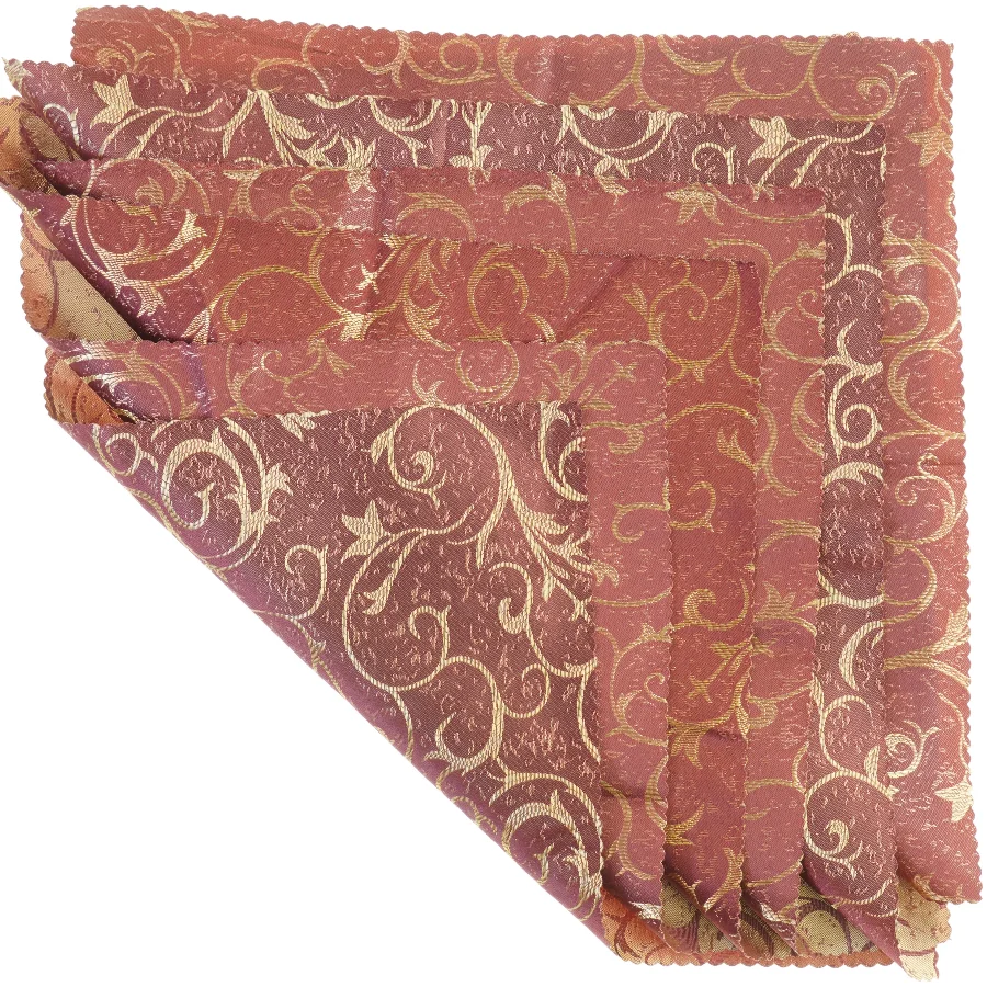 Broderede servietter (str. Cirka 45 x 45 cm)