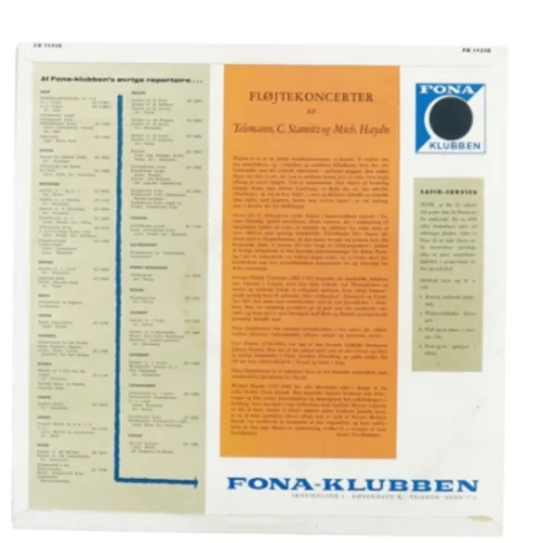 Fløjte koncerter Telemann, Stamitz og Haydn (str. 30)