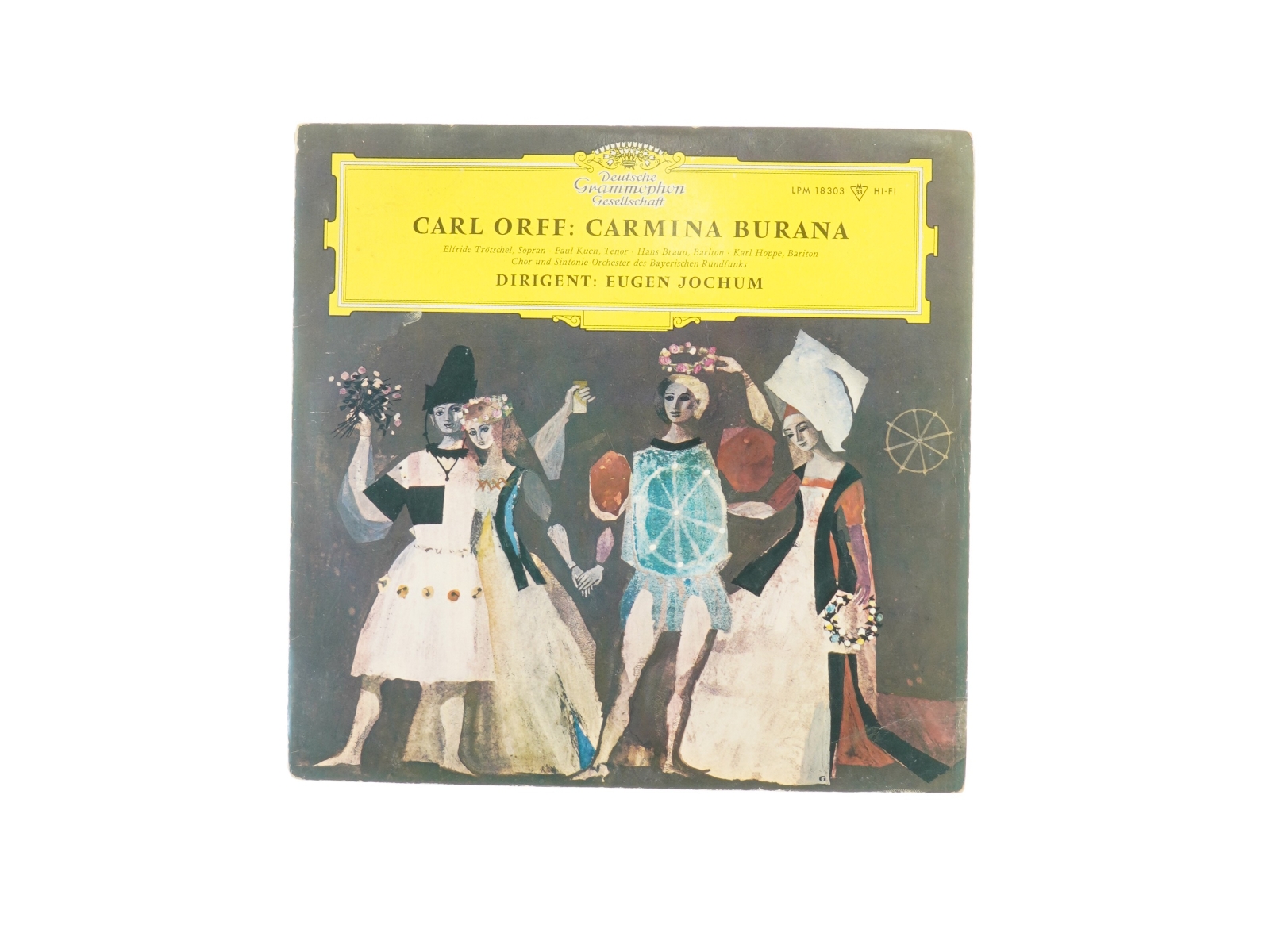 Carl Orff, carmina burana fra Detsche Grammophon (str. 30 cm)