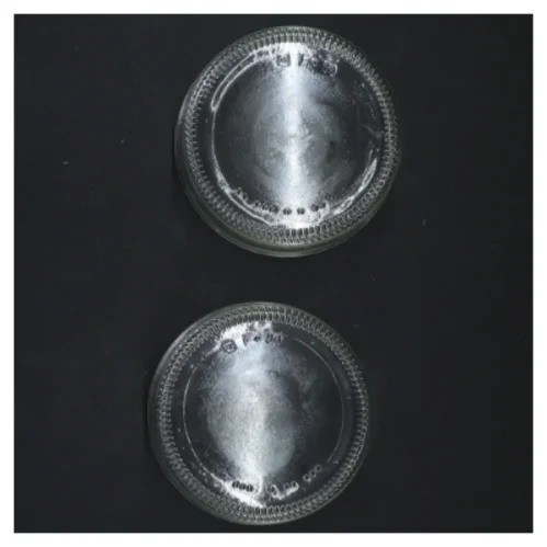 To glasfade (str. Ø 9x3,5 cm)