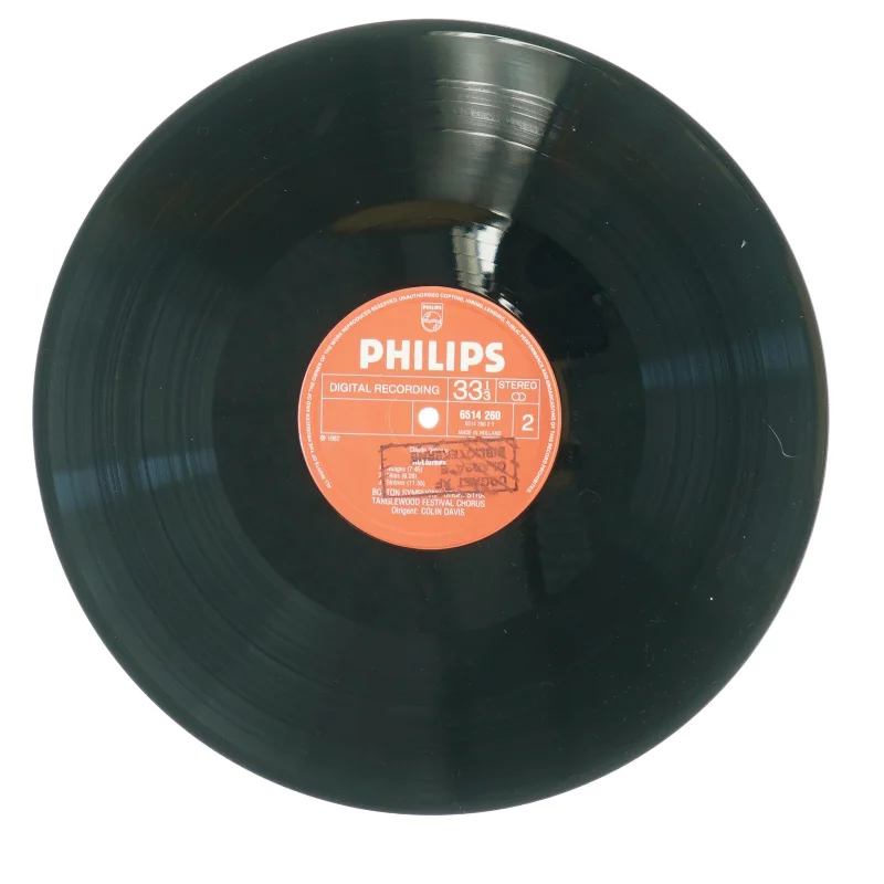 Debussy; La mer, Trois nocturnes fra Philips (str. 30 cm)