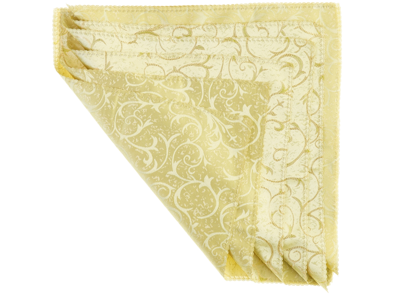 Broderede servietter (str. Cirka 47. x 47 cm)