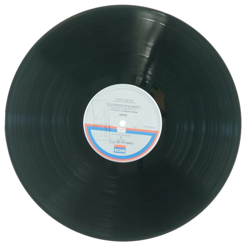 Brahms, Symphony no 1 fra Decca (str. 30 cm)