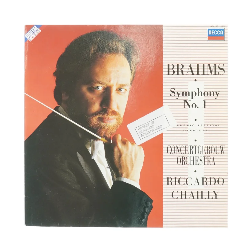 Brahms, Symphony no 1 fra Decca (str. 30 cm)
